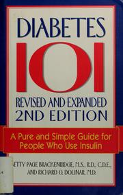 Cover of: Diabetes 101: candy apples, log cabins & you : a pure and simple guide for people who use insulin