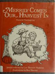 Cover of: Merrily comes our harvest in | 
