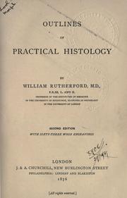 Cover of: Outlines of practical histology.