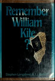 Cover of: Remember William Kite? by Stephen Longstreet