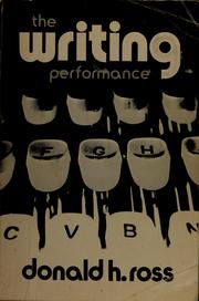 Cover of: The writing performance by Donald H. Ross