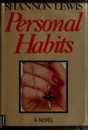 Cover of: Personal habits by Shannon Lewis