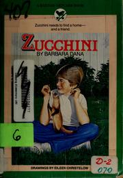 Cover of: Zucchini