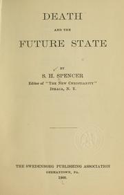 Death and the future state by Soloman Hogue Spencer