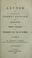 Cover of: A letter to the Hon. Thomas Erskine, on the prosecution of Thomas Williams, for publishing The age of reason