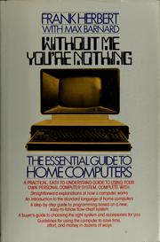 Cover of: Without Me You're Nothing by Frank Herbert