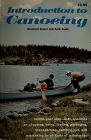 Cover of: Introduction to canoeing