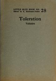 Cover of: Toleration