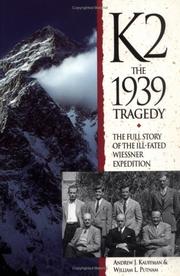 Cover of: K2: The 1939 Tragedy