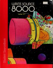 Cover of: Write source 2000 sourcebook: planning guide and answer key : ... a planning guide for using Sourcebook 8000