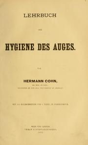 Cover of: Lehrbuch der Hygiene des Auges