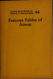 Cover of: Famous fables of Aesop by Aesop