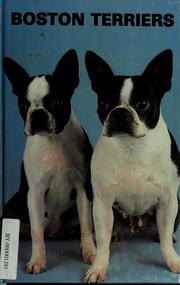 Cover of: Boston terriers by T.F.H. Publications, Inc