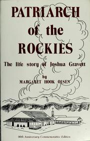 Cover of: Patriarch of the Rockies by Margaret Hook Olsen