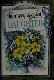 Cover of: To a very special daughter
