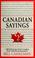 Cover of: Canadian sayings 2