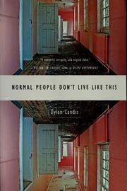 Cover of: Normal people don't live like this