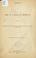 Cover of: Speech of Hon. Willard P. Hall, of Missouri, delivered in committee of the whole