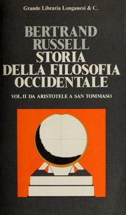 Cover of: Storia della filosofia occidentale ...