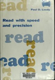 Cover of: Read with speed and precision.