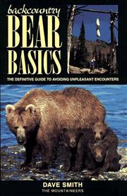 Cover of: Backcountry Bear Basics by David Smith April 29, 2008