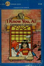 Cover of: I know you, Al