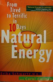 Cover of: Natural energy by Erika Schwartz