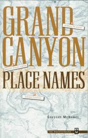 Cover of: Grand Canyon place names