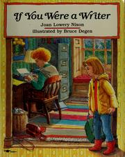 Cover of: If you were a writer
