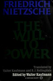 Cover of: The will to power