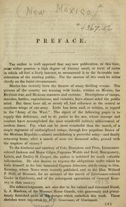 Cover of: Doniphan's expedition: containing an account of the conquest of New Mexico; General Kearney's overland expedition to California; Doniphan's campaign against the Navajos; his unparalleled march upon Chihuahua and Durango; and the operations of General Price at Santa Fé: with a sketch of the life of Col. Doniphan ...