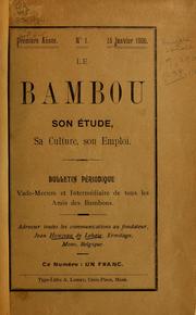 Cover of: Bambuseae