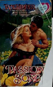 Cover of: Passion's song