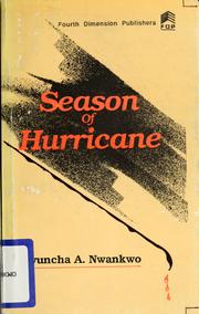Cover of: Season of hurricane | Arthur Agwuncha Nwankwo