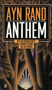 Cover of: Anthem by Ayn Rand, Erin Bateman, Ayn Rand