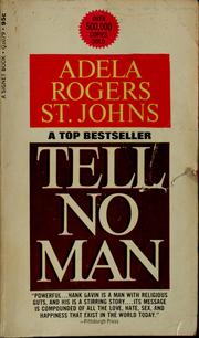 Cover of: Tell no man. | St. Johns, Adela Rogers.