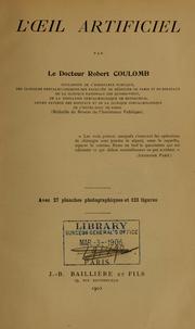 Cover of: L'oeil artificiel