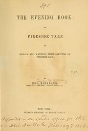 Cover of: The evening book