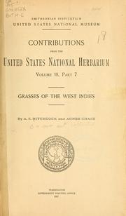 Cover of: Grasses of the West Indies.