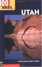 Cover of: 100 Hikes in Utah