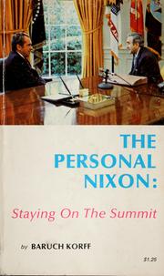 Cover of: The personal Nixon