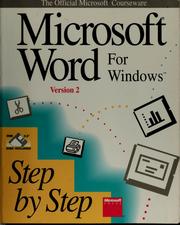 Cover of: Microsoft WORD Step by Step by Microsoft Corporation