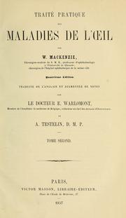 Cover of: Traité pratique des maladies des l'oeil