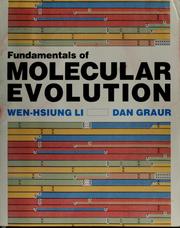 Cover of: Fundamentals of molecular evolution by Li, Wen-Hsiung., Wen-Hsiung Li