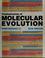 Cover of: Fundamentals of molecular evolution