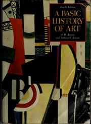 Cover of: A basic history of art by H. W. Janson