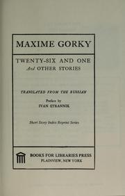 Cover of: Twenty-Six and One by Максим Горький