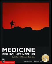 Cover of: Medicine: For Mountaineering & Other Wilderness Activities 5th Edition