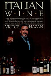 Cover of: Italian wine