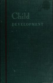 Cover of: Child development.